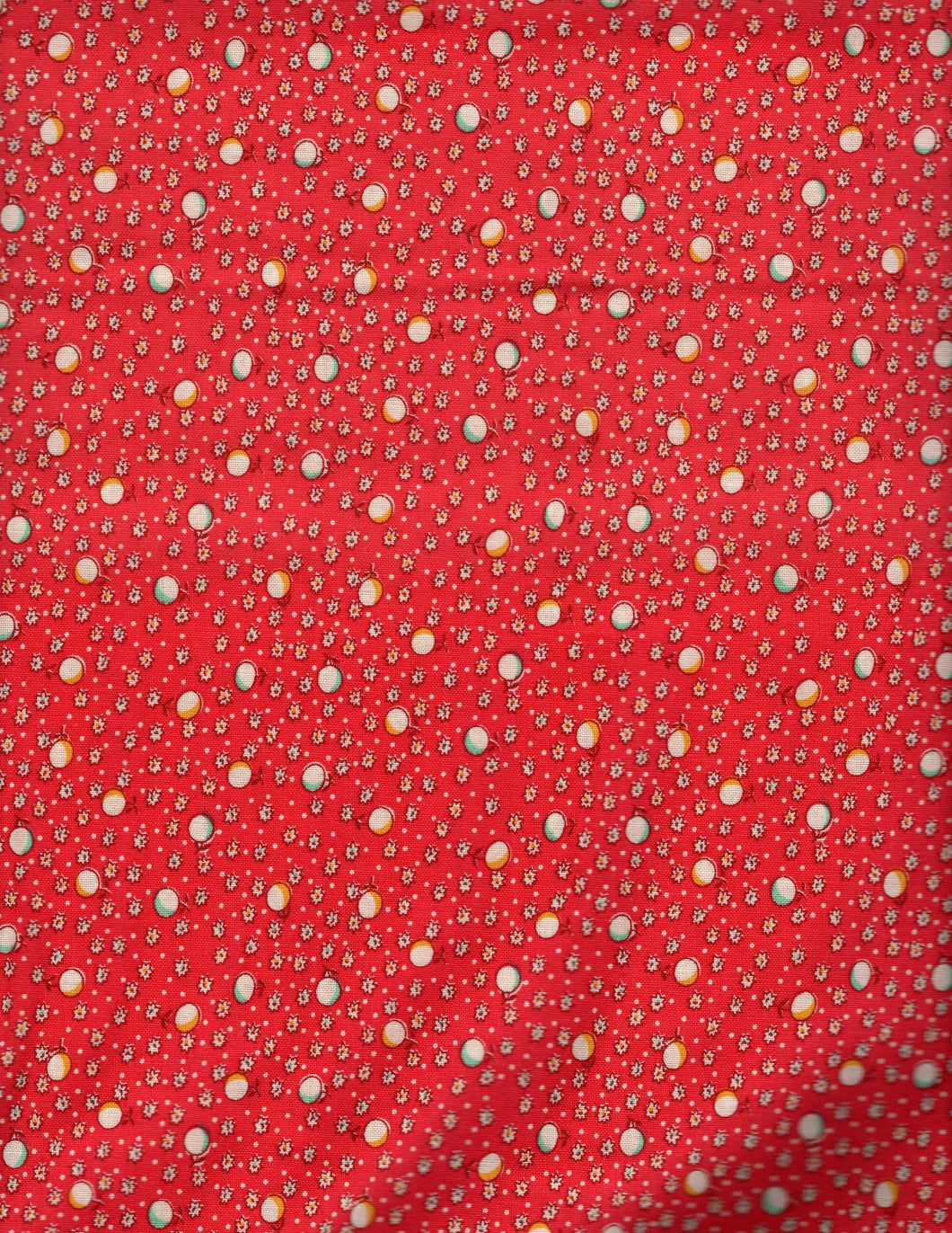 Storybook VI Dots And Small Flowers / Red rep501