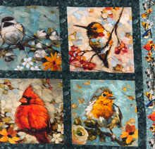 Load image into Gallery viewer, Joyful Garden Bird Panel / Multi cr1130
