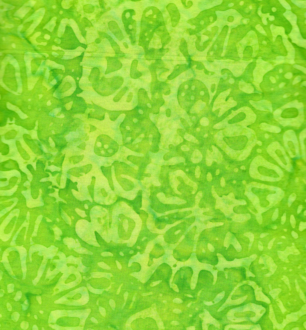 Organic Floral Grass / Lime ba2968