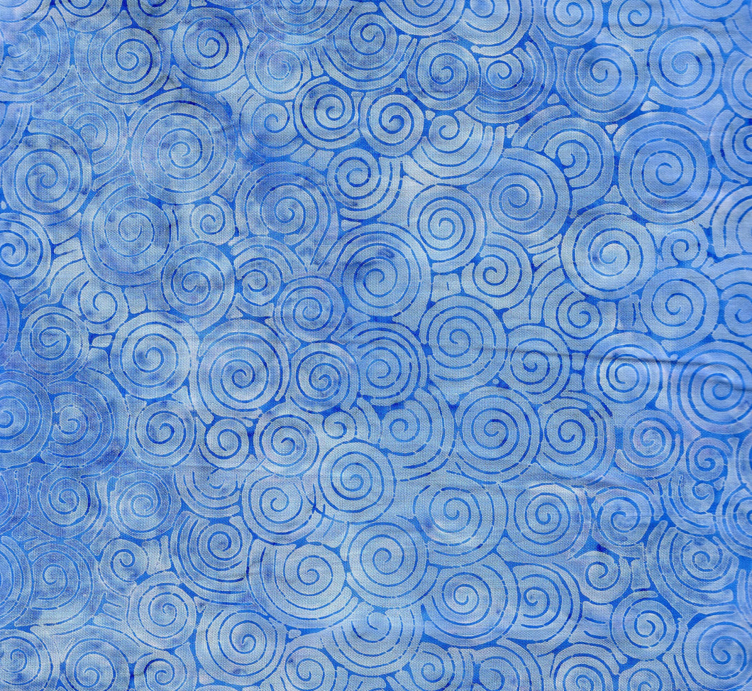 Swirls / French Blue / ba3094