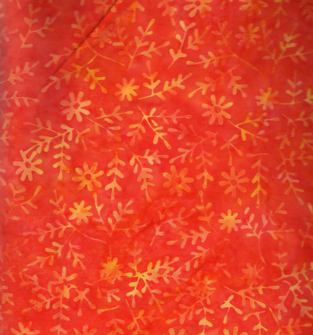 Sprig with Small Daisy / Orange ba3131