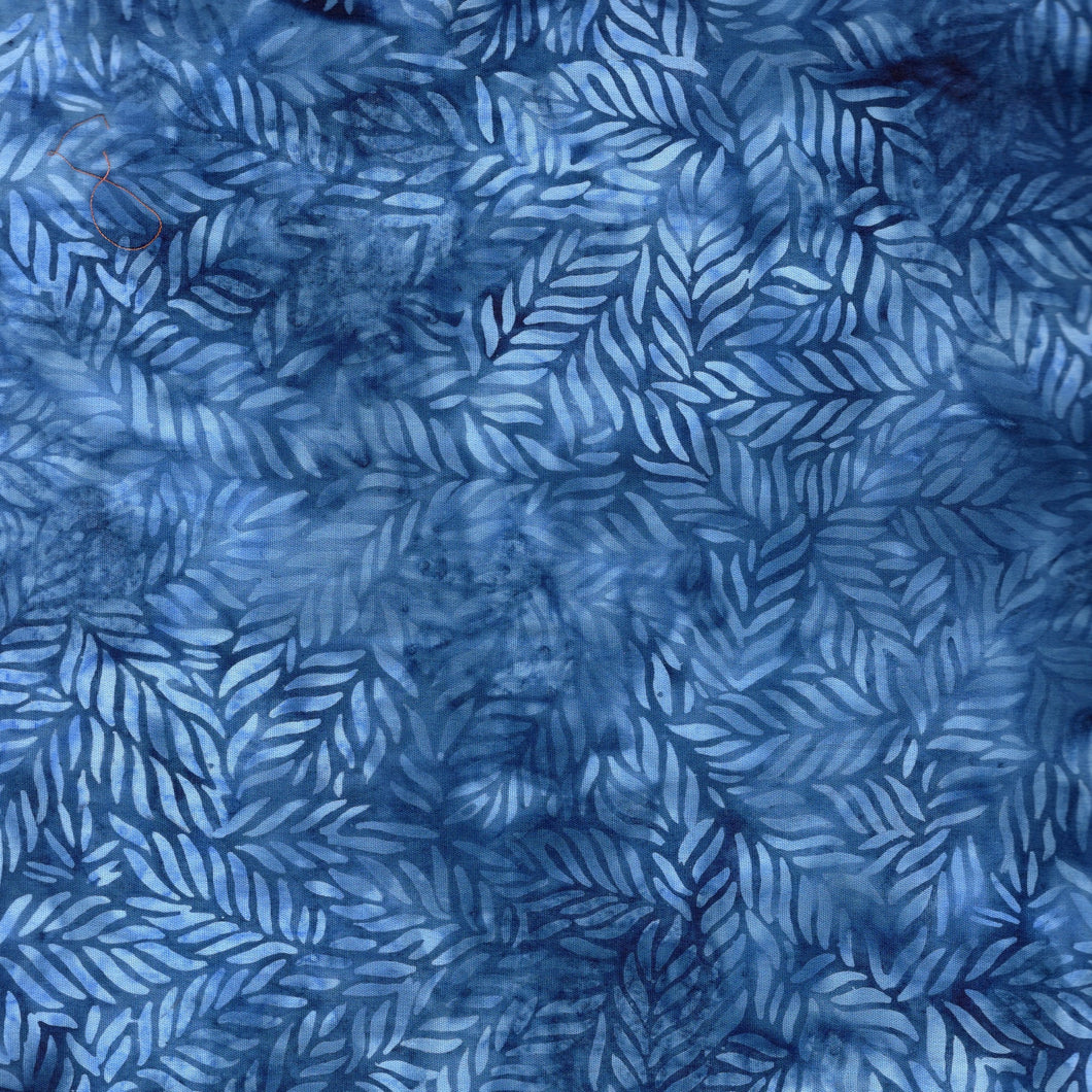 Mini Tossed Leaves / Navy Blue ba3155