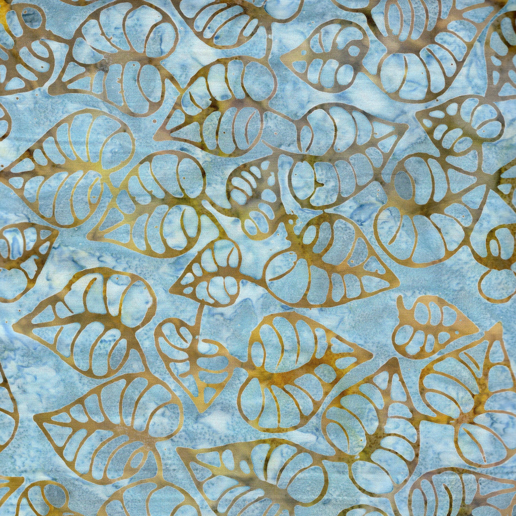 Tonga Stardust Leaves / Blue-Grey ba3187