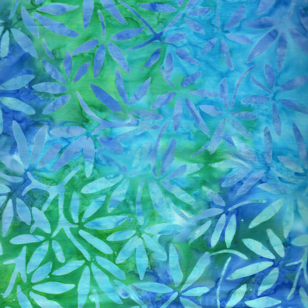 Tonga Leafy Branches / Ocean Blue ba3201