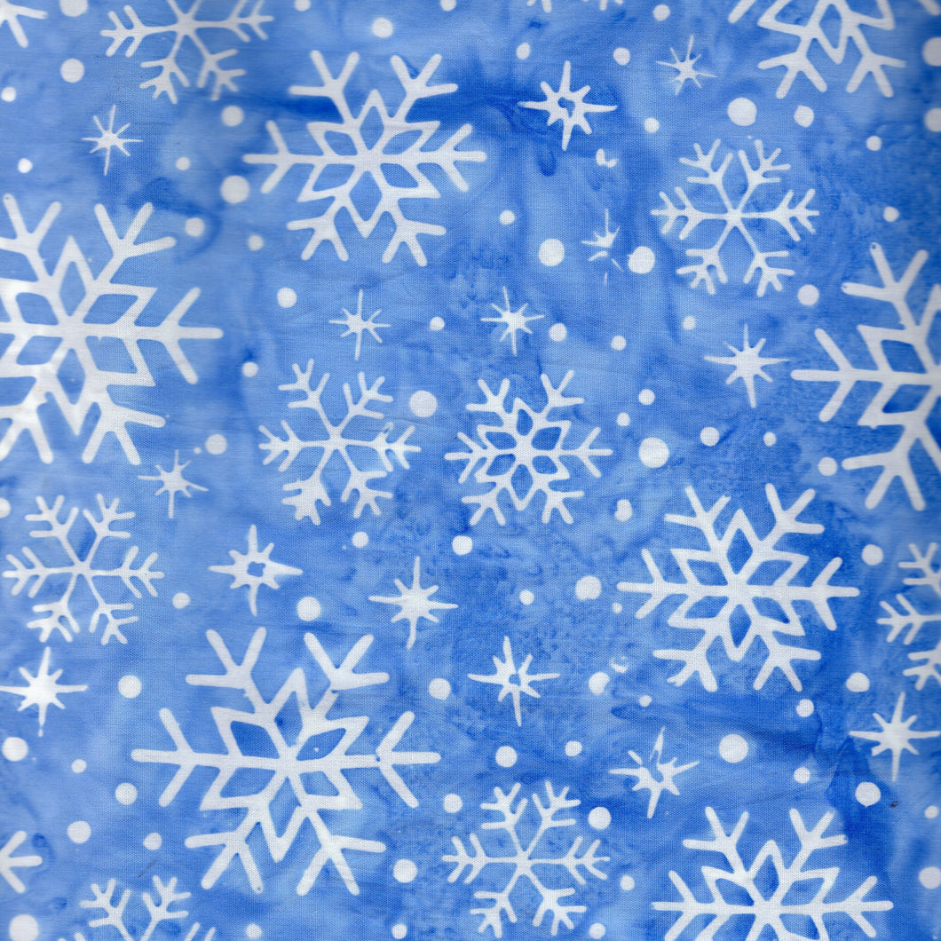 Large Snowflakes / Blue ba3240