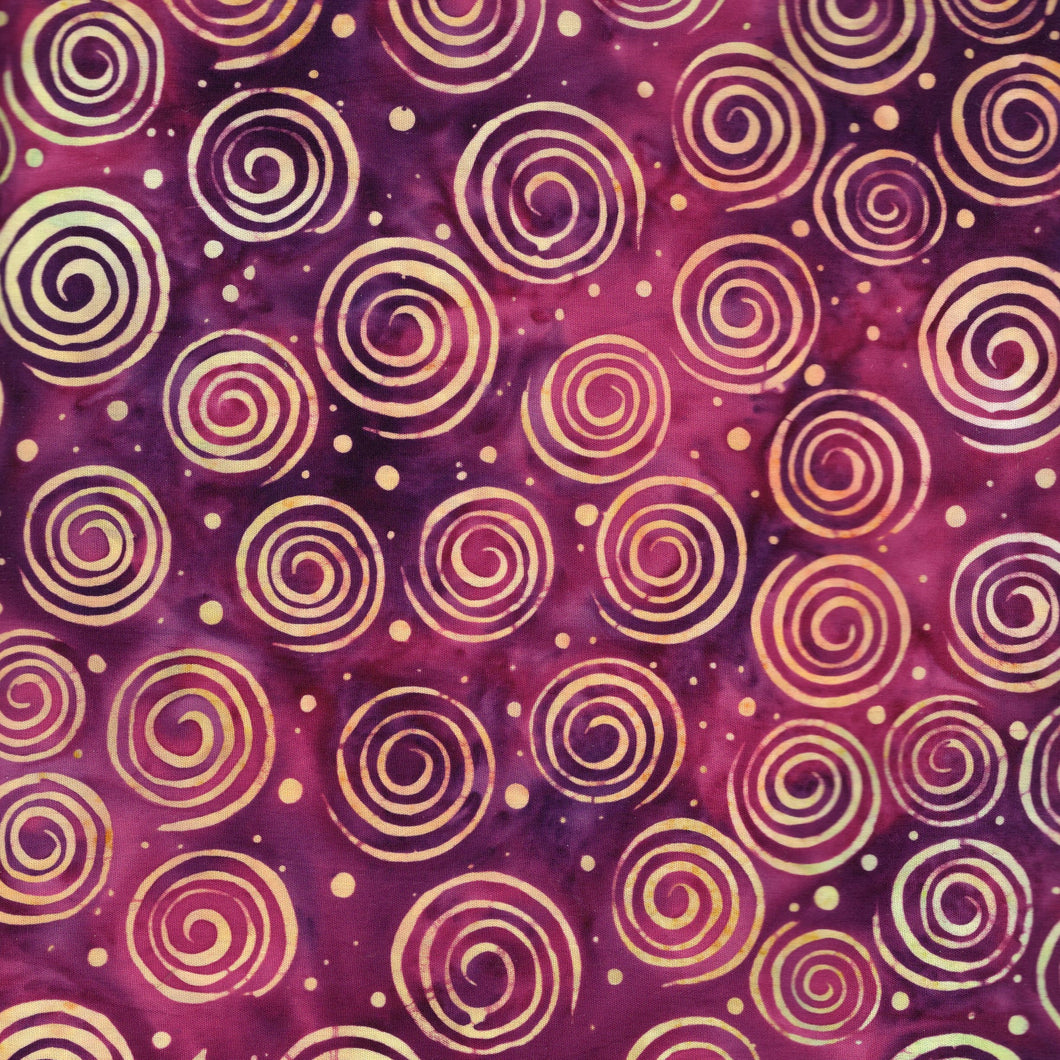 Spiral Dots / Fuchsia ba3241