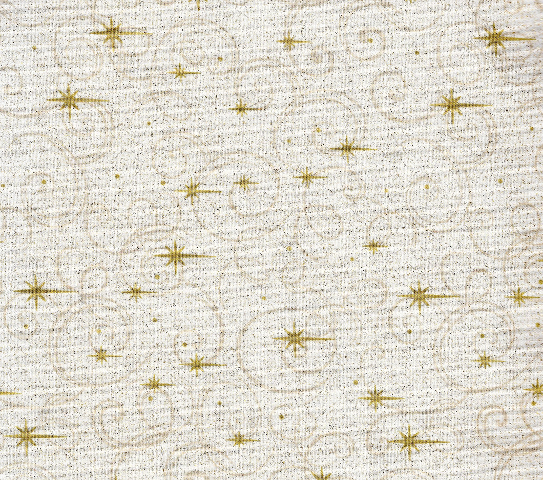 Mini Glitter Snowflake / Beige ho661