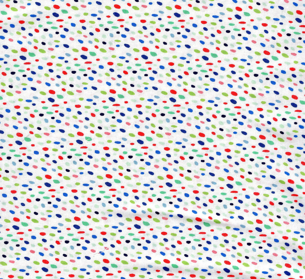 Multi Mini Dots / White jff460