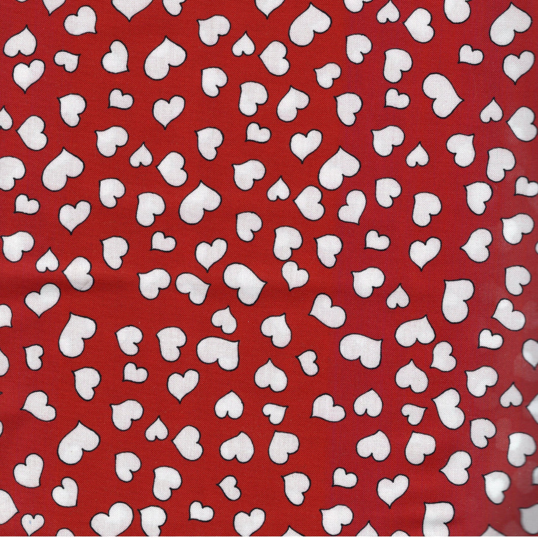 Little Hearts Red/White jff471