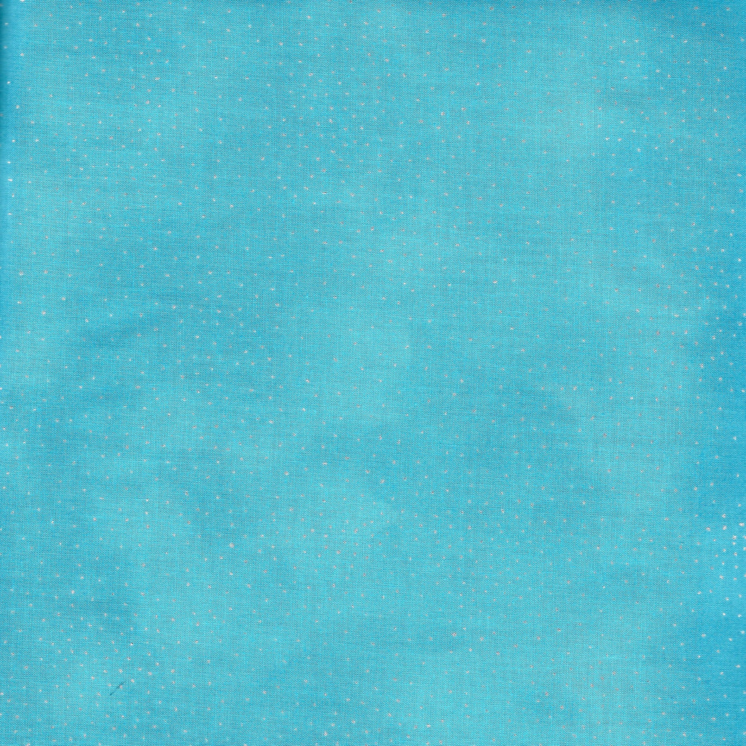 Laurel Burch Basic Dot 2 / Aqua with Silver Metallic lb181