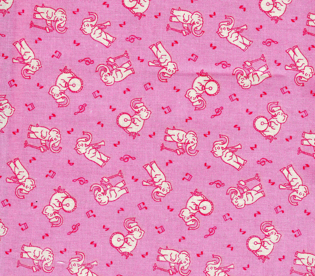 Nana Mae 6 Musical Elephants / Pink rep528