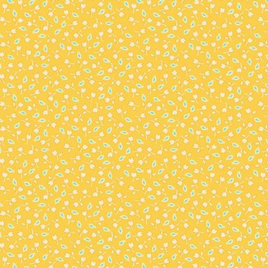 Aunt Grace Goes Scrappy Tiny Tulips / Yellow rep543