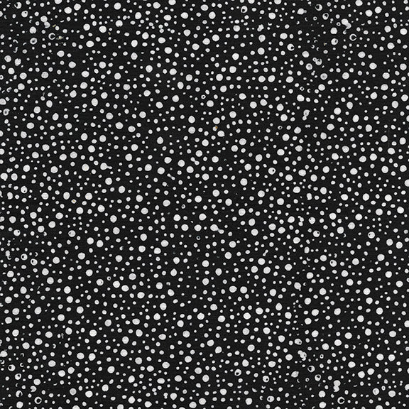 Dots / White on Black ba2913