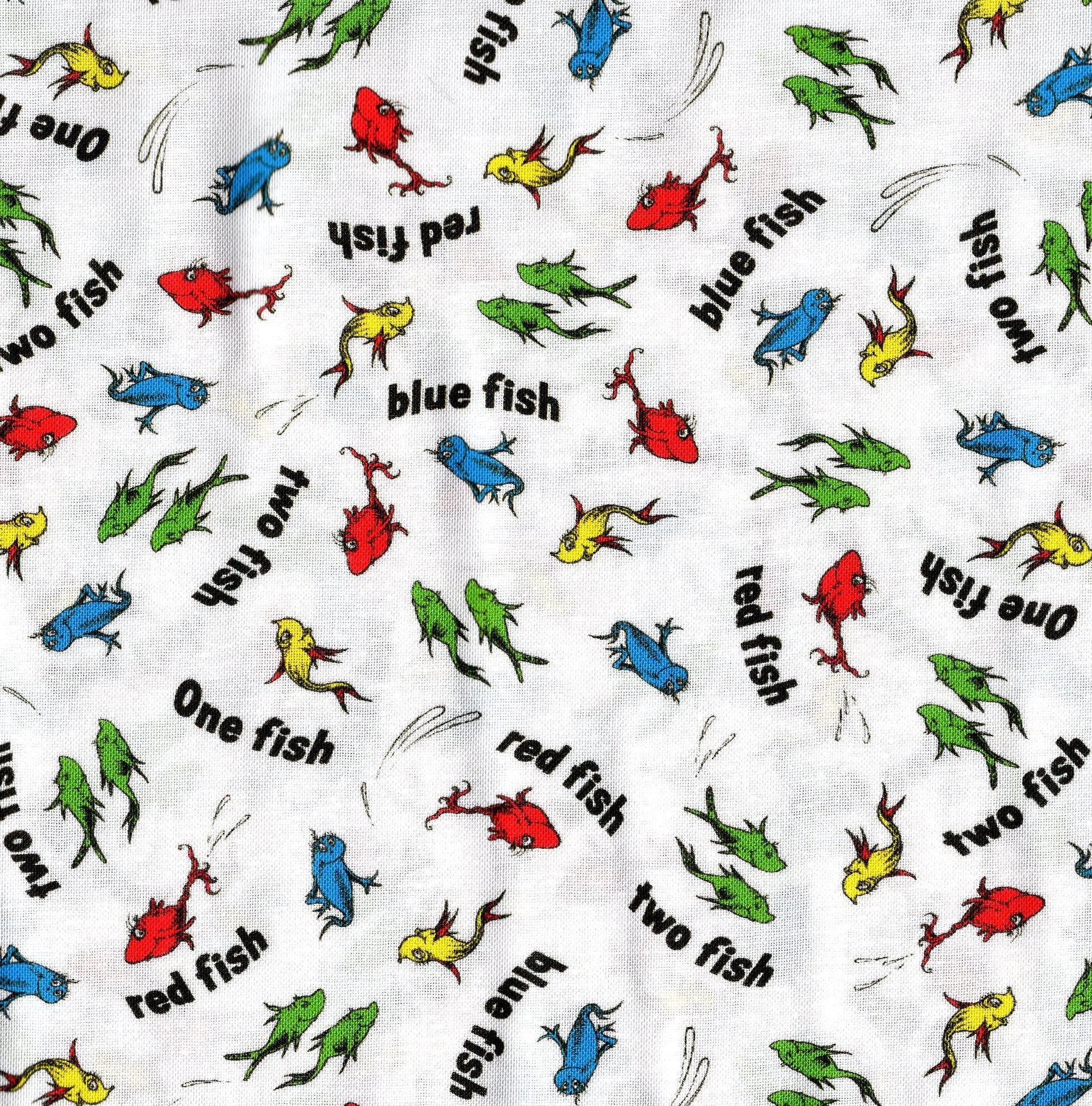 One Fish, Two Fish / White cr1005 – Quilt-a-way Fabrics