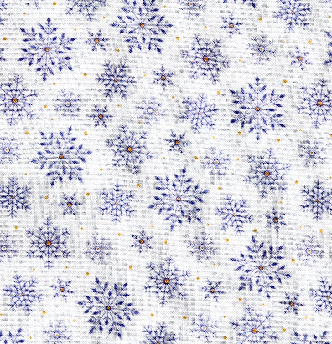 Santa's Night Out / Snowflakes / White jff397