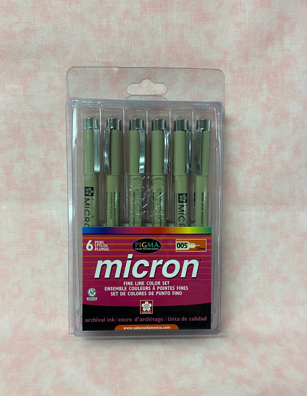 Sakura Micron Pens (6 Pens) n158