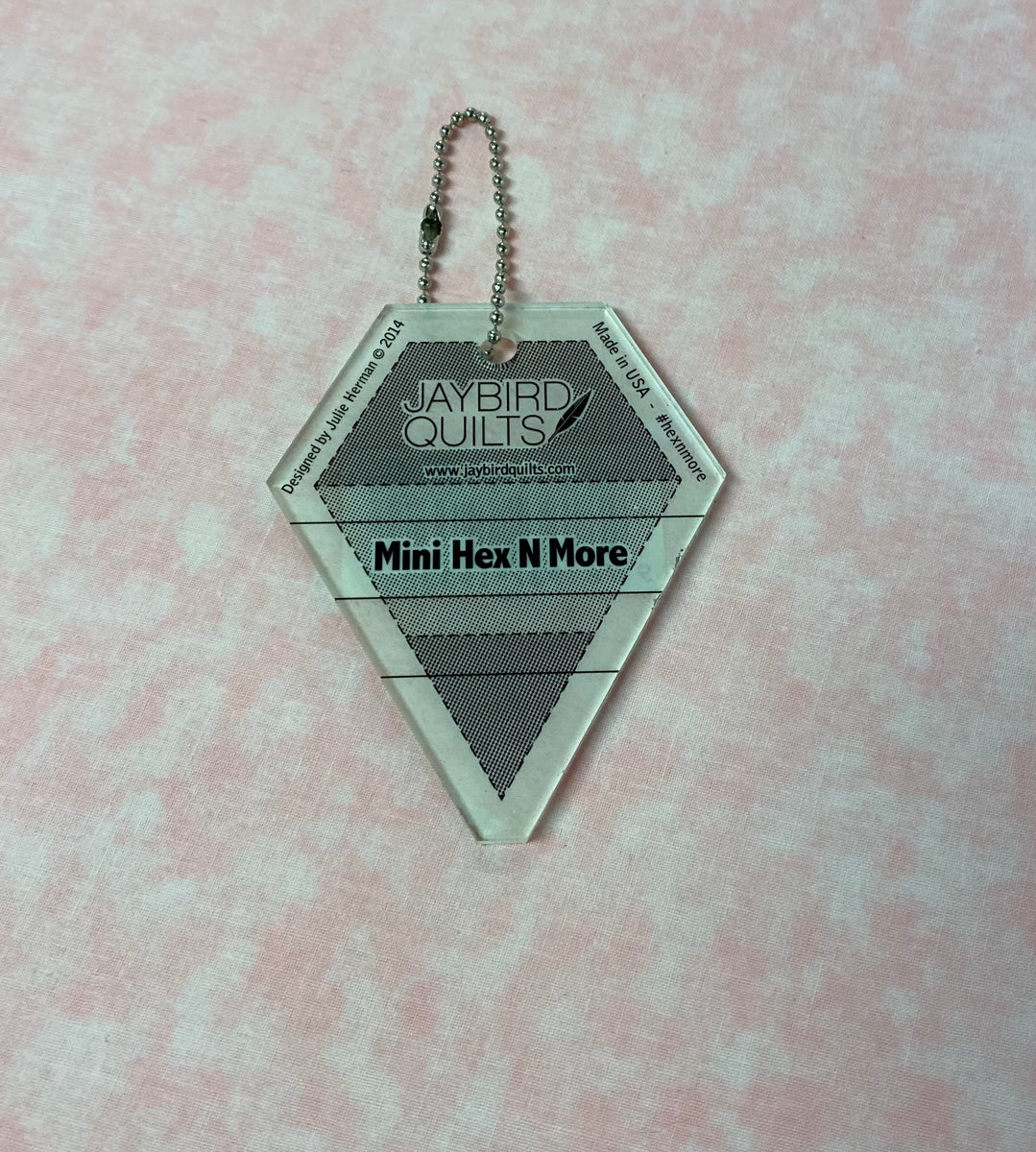 Jaybird Quilts Mini Hex N More Template n169 Quiltaway Fabrics