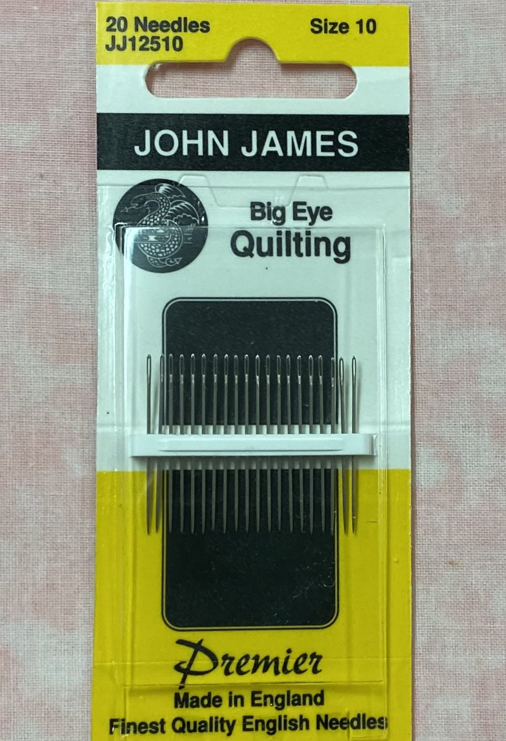 John James Big Eye Quilting Needles Size 10 n79