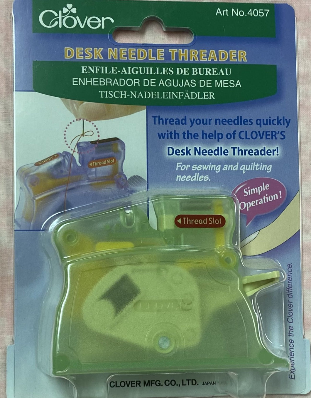 Clover Desk Needle Threader n83