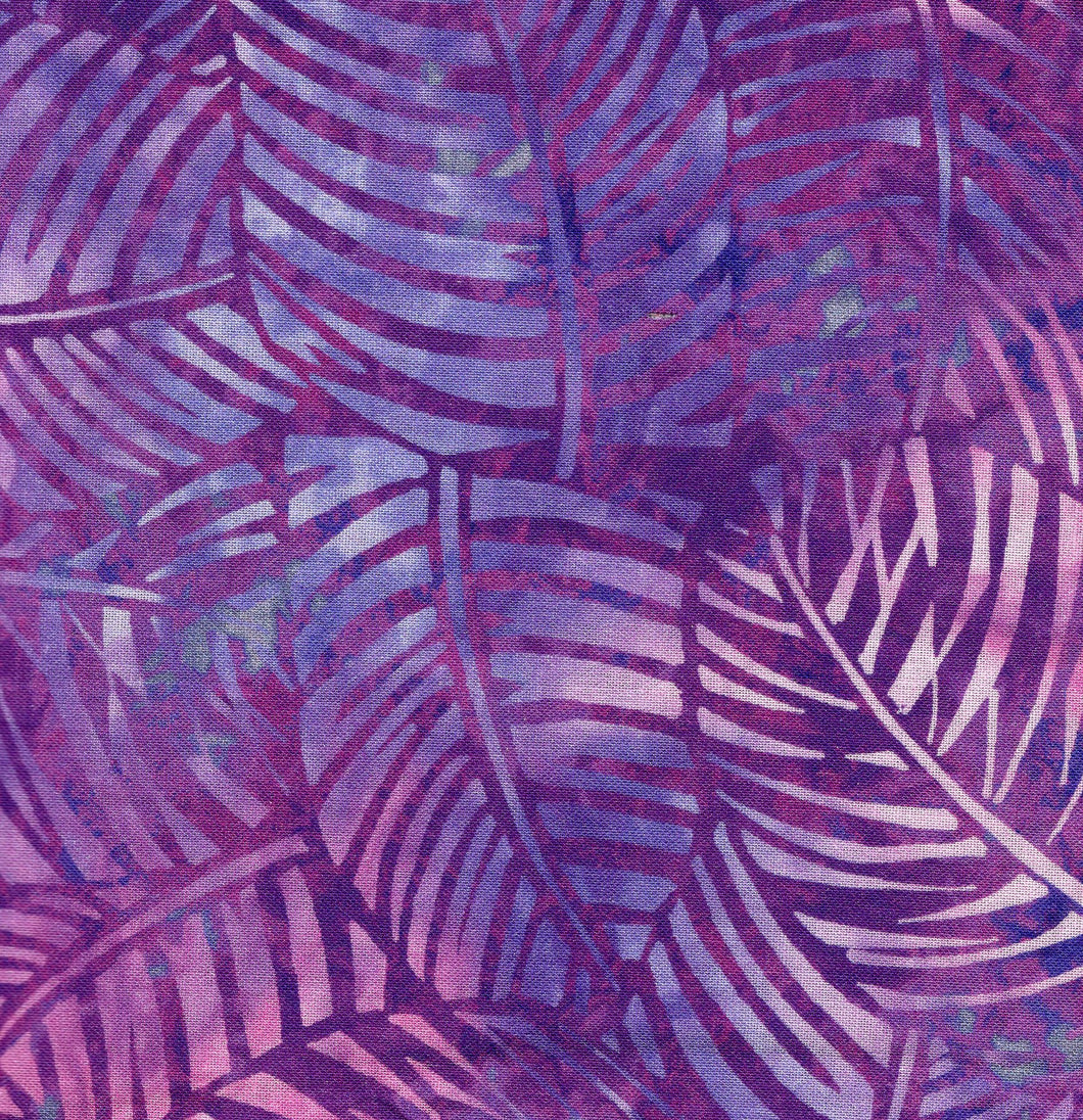 Palm Leaves / Pink / Purple wb243